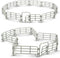 TOYMANY 20PCS Corral Fencing Panel Accessories Playset with 2 Gates for Barn Paddock Horse Stable