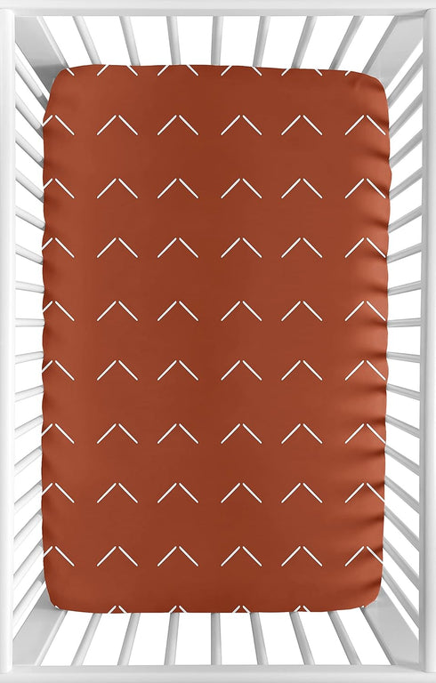 Sweet Jojo Designs Boho Arrow Boy Girl Fitted Mini Crib Sheet Baby