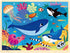 24 Piece Puzzles for Kids Ages 3-5, Unique Shape Ocean Animal Wooden Jigsaw Puzzle with Storage Tray