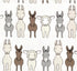 Hudson Baby Unisex Cotton Flannel Receiving Blankets - Farm Friends Cream, One Size