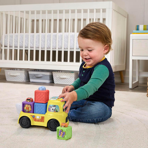 VTech Beep and Go Interactive Block Truck