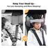 Kids Car Seat Head Support Band, Adjustable Child Carseat Headhold, Safety Car Seat Neck Relief Strap, Breathable Head