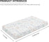 Winpema 28"x52" Cartoon Zebra Crocodile Fitted Crib Sheet Giraffe Elephant Baby Crib Sheet Fit Standard Crib