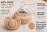 Mother Sucker Baby 2 Baby Bottle with Built in Pacifier Holder, Anti Colic Feeding Bottle, Includes Pacifiers, BPA