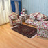 1/12 3 12 6 3.8 (2pcs iLAND Miniature Dollhouse Accessories Victorian of Carpet for Dollhouse Furniture on Scale