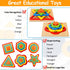 Toddler Puzzles Montessori Toy, Wooden Shape Sorting Puzzle, Sensory Toy for 1 2 3 Year Old, Educational Developmental