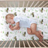 2 Pack 52'' 28'' Set CroBlissful Golf Baby Crib Fitted Sheet x Stretchy Neutral Fitted Crib Mattress Sheet Baby Bedding