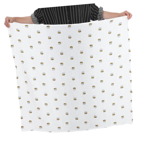 Muslin Swaddle Blanket, Soft Lightweight Cotton Wrap for Newborns, Breathable Boy Girl Gauze Blanket for Swaddling