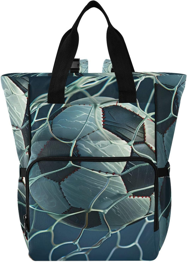 SUABO Baby Diaper Bag Backpack Ball in The Net Pictogram Large Bag Waterproof