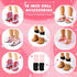 QSKJJI 18 inch 5 Shoes+2 18 Doll Accessories, Pairs of Doll Socks Doll Shoes Includes Snow Boots/Roller