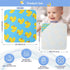 Nesatuwa Girl,30x30 Inch Yellow Rubber Ducks Baby Hooded Towel,Soft Absorbent Muslin Cotton Baby Bath Towels for Boy