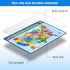 Patelai 4 Pcs Kids Placemats - Educational Non-Slip, Washable, Reusable Plastic for Dining Table, Learning