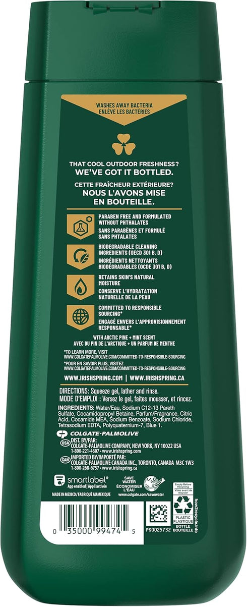 Irish Spring Mountain Chill Body Wash - Refreshing Clean