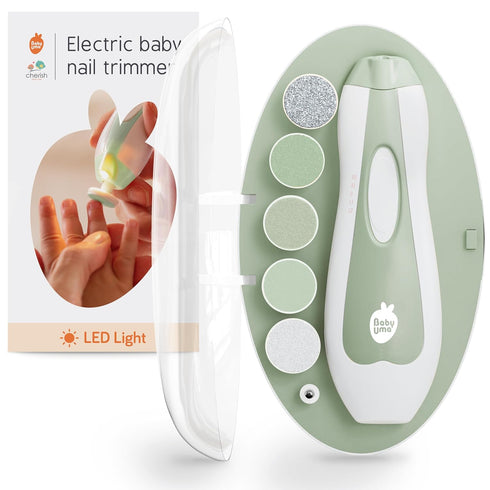 Cherish Baby Care LED Baby Nail Trimmer Electric - Auto-Safety Stop Baby