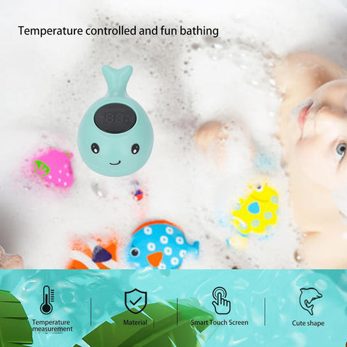 HaloVerde 3 Bath Thermometer Floating Toy with Color Temperature Indicator for Infant Bathing, Instant Reading Safety