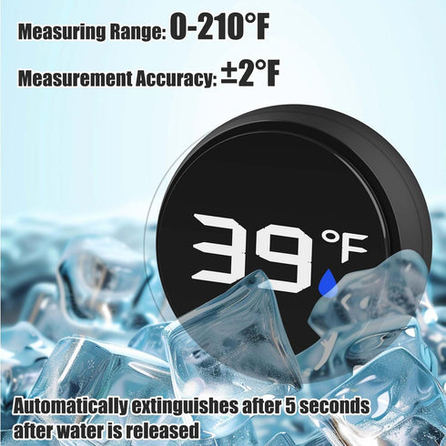 Palksky Ice Bath Thermometer, Waterproof Floating Thermometer for Ice Bath, Pool, Baby Bath Accessories