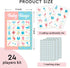 Gender Reveal Bingo Card Set - 24 Players, Neutral Gender Reveal Party Activities for Family Friends, Bingo Game Pregnancy Announcement Party Favor Supplies, for Adult Teen -15
