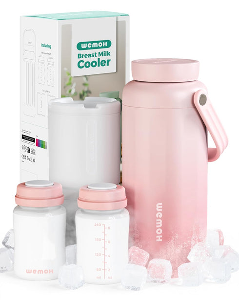 Breast Milk Cooler Bottle - 12H+ Ice-Cold/24H Safe Storage, Compatible with Spectra