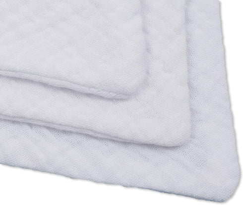 8 Pack Maiwa Cotton Bandana Drool Bibs for Baby Girl Boys for Drooling and Teething