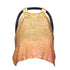 Zhbvncp Gold Orange Lights Baby Car Seat Cover & Breastfeeding Nursing Cover - Breathable Stretch Fabric Multi-Use