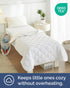 39x47 Toddler Comforter - Down Alternative Toddler Microfiber Comforter - Lightweight & Warm Baby Quilt Blanket - Soft