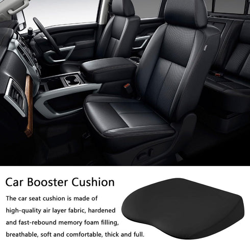 Generic Car Foam Heightening Seat Cushion, Car Seat Cushions for Short People, Hip/Coccyx and Lower Back P-ain Relief