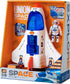 Wbzle Spaceship Shuttle Toy with Astronaut Figure - Fun Rocket Ship Space