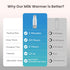 12 oz. Portable Milk Warmer for Travel, Bottle Warmer for Breastmilk and Formula, Milk Warmer On-The-Go, Large Capacity