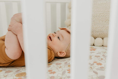 Ferra Copper Pearl Premium Knit Crib Sheets - Breathable and Soft, Fitted for Standard Mattresses, Perfect for Baby