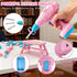 Set 55Pcs 3 4 5 6 7 Kids Tool Tool Box Toddler Tool Kit for Girls Play Tools Toy with Tool Belt Electronic Toy Drill
