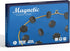 NBXEW Magnetic Chess Game, Magnet Game with String, 20 Full-Size Stones, Adjustable String,