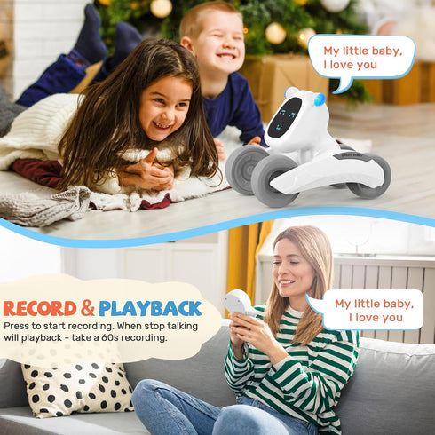 5 6 7 8 9 10 Robot Dog Toy for Kids, Remote Control Dog Robot, Voice & Touch Control Robot Pet Dog