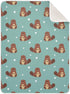 KICPOAY Swaddle Blanket for Green Beaver with Heart Baby Receiving Blanket Muslin Baby