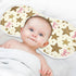 decor gift 4 Pack 22x11in Cotton Newborns Burp Cloths Soft and Absorbent? Leopard Printed Star Pink Baby Rags