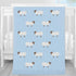 Cozy 30x40 Cotton Baby Blanket Knit Soft Swaddle Receiving Blankets Toddler Infant Blanket with Lovely Sheep