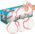 IPIDIPI TOYS Baseballs Pull, Stretch, Squeeze Fidget Balls - Squishy & Sticky Sensory Balls, Pack of 3