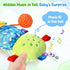 CAHILON 0-6 6-12 Tummy Musical Caterpillar Baby Toys Months, Multi-Functional Sensory Time Toys for Newborn Infants