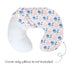 HawSkgFub Pink Bow Hydrangea Floral Nursing Pillow Cover for Baby Girls Shower Gift, Boho Blue Flowers Ribbon