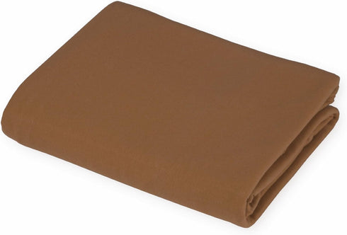 TL Care Supreme 100% Natural Cotton Jersey Knit Mini Crib Sheet, Chocolate, 24" x 38", Soft Breathable