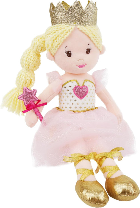 June Garden 12" Soft Baby Princess Doll Stella - Stuffed Cuddly Princess