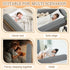 BeiliuDevise 2 Pack, Inflatable Bed Bumpers for Toddlers Non-Slip Bed Bumper with Machine-Washable Cover, Travel Bed