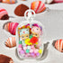 Clear Figure Display Bag with Keychain, Portable Small Doll Storage Bag Hanging Blind Box Organizer Zipper Closure, Dustproof Collectibles Display Case for Showing Off Blind Boxes, Mini Figures