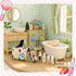 72Pcs Set Backpack Dollhouse Mini Jewelry Storage Case Handbag Towel Cosmetic Bathroom Acessories Toothbrush Shampoo