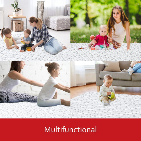 50''x50'' Premium Foam Baby Play Mat, Playpen Mat, One-Piece Crawling Mat for Babies, Infant and Toddler, Baby Floor