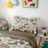 CKOU CCOO 4 Set Set Pieces Toddler Duck Camo Bedding for Boys,Hunting Camouflage Toddler Comforter for Kids Bed in a