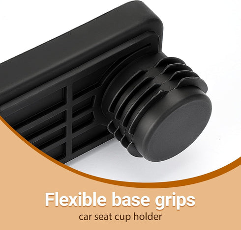 Travel Tray for Kids Car Seat - Silicone Car Seat Cup Tray, Travel Tray for Car Seat with Expandable Base for Fruit