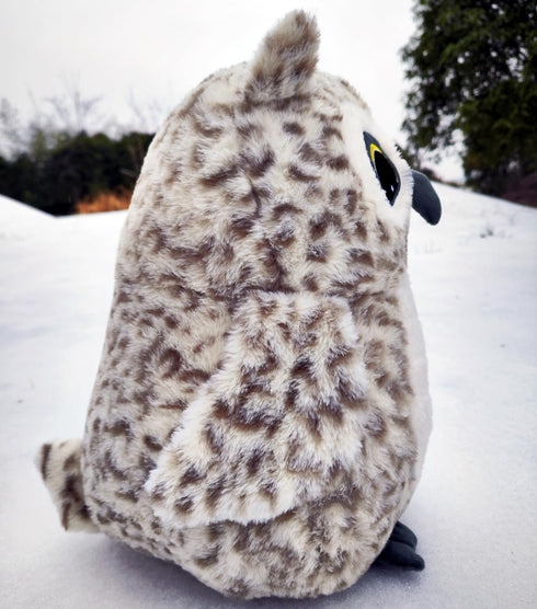 19.7 Inch Ryttir Chubby Giant Owl Stuffed Animal, Adventure Stuffed Owl Plush Toy, Brave Boy's and Girl's Room
