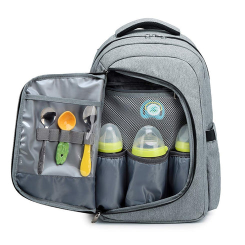 CFUN Backpack Travel Diaper Bag for Dad, Baby Bag for Men Changing Pad,Stoller Strap Unisex Toddler Gear (Black)
