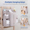 Tuygn Tuyen Multilayer Nursery Storage Bag For Crib Essentials Hanging Diaper Organizer For Changing Table