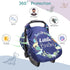 Car Seat Covers for Babies Boys, Little Brother Infant Canopy, Stretchy Newborn Stroller Carrier Cover, Dinosaur